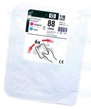 Genuine HP 88 Magenta/Cyan Printhead C9382A K550 K5400 K8600 L7480 L7650 L7750 picture