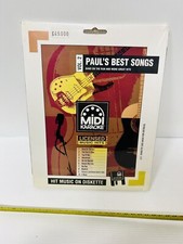Paul's Best Songs Midi Karaoke Floppy Disk PC Software Sealed New picture