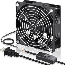 GDSTIME 120mm x 38mm EC Axial Cooling Fan AC 110V 120V 120x38mm, 120x120x38mm picture