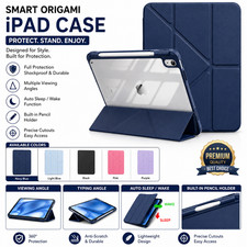 Smart Case for iPad (A16) 11th 11 inch 2025/iPad 10th Gen 2022 Clear Back Cover picture