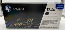 Genuine HP Q6000A, 124A, Black Toner Cartridge, OEM picture