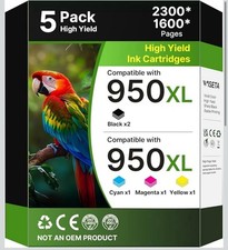 950XL and 951XL Ink Cartridges Combo Pack 5-Pack  picture