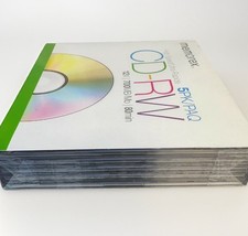 New Sealed Memorex 5 Pack Blank CD-RW 12x Recordable Rewritable Slimline Cases picture