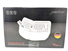 Mini Wireless Ergonomic Split Keyboard with Dual Mode Perixx Periboard-613W picture