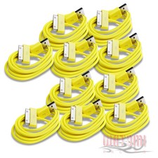 10X 10FT USB 30PIN YELLOW CABLE DATA CHARGER FOR GALAXY TAB 7