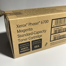GENUINE XEROX 106R01509 Phaser 6700 Magenta HIGH CAP. Toner Cartridge NEW SEALED picture