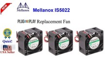 3x Quiet replacement fans for Mellanox IS5022 Switch picture