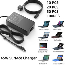 LOT 10/100PCS 65W Charger Model 1706 For Microsoft Surface Book Pro 3 4 5 6 7 Go picture