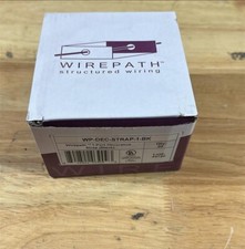 Wirepath WP-DEC-STRAP-1-BK 1 port decor strap black box of 20 picture