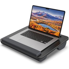 HETTHI Portable Lap Desk, Laptop Stand for Bed with Medium 15.5×12.7in, Black picture