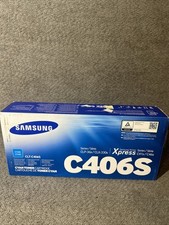 Samsung Cyan Toner Cartridge /CLT-C406S/Series CLP-36S/CLX-330X/C41X/C46X picture