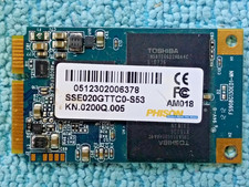 Phison 20GB mSATA Solid State Drive SSE020GTTC00-S53 KN.0200Q.005 USED picture