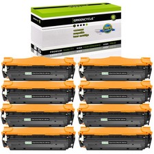 8PK CC530A 304A Black Toner Fits for HP Laserjet CP2025 CP2025X CP2025n CM2320n picture