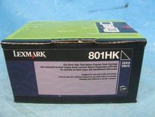 Genuine Lexmark 801HK BLACK High Yield Toner Cartridge CX410 CX510 picture