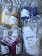 DTF Ink Lot 7 Bottles 100ml Each 2C 2M 2Y 1 White No Black picture