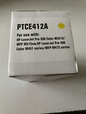 PTCE412A PREMUM TONER CARTRIDGE YELLOW SEALED IN BOX picture