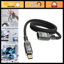 USB-C Extension Cable 80Gbps Thunderbolt 5, 8K/16K Display, PD 240W, 1M/3.3FT picture