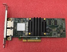Dell Chelsio T520-BT Dual Port 10GbE Network Card - 0V88MT -High Profile Bracket picture