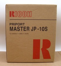 Ricoh Priport Master JP-10S 893023 240mmx125m x2 Rolls Priport JP 1010 Original Box A1 picture