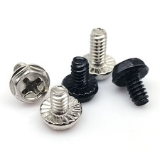 100pcs 6-32 PC Case Screws 5/6/8mm PSU HDD Motherboard Video Card Mounting picture