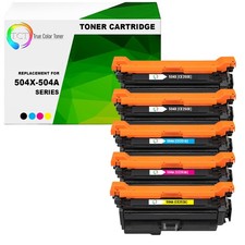 TCT 5PK 504X 504A Toner Set CE250X CE251A CE252A CE253A For HP Color CP3525 picture