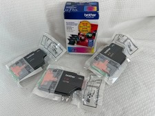 Brother LC71CL Genuine OEM Color Ink Cartridges 3 Pack Sealed Expired Y Z M picture