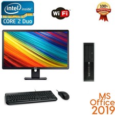 Fast HP Desktop Computer PC Core 2 Duo SSD 1TB 16GB 23
