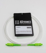 LOT of 5  SC APC Armored Fiber Cable 2M Singlemode 9/125 Simplex LSZH Patch Cord picture