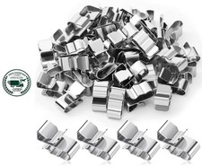 50 unidades de clips de alambre para bastidor de remolque, acero inoxidable  picture