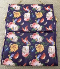 DISNEY PARKS AUTHENTIC TINKERBELL TABLET IPAD EREADER CASE CROSSBODY PURSE ROSES picture