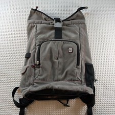 Brenthaven Laptop Backpack Gray Black Work Travel Computer Bag Padded Straps picture