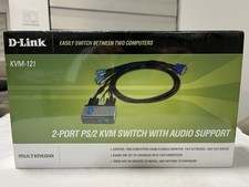 D-Link KVM-121 2-Port PS/2 KVM Switch with Audio Support picture