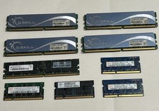 Mixed Lot Of Ram 9 Sticks 5-4GB, 2-2GB, 1-1GB, 1-512MB - G. Skill Hynix Nanya HP picture