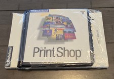 NEW SEALED Broderbund The Print Shop Version 11 Vintage Computer Software Manual picture