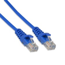 15ft Cat5e Cable Ethernet Lan Network RJ45 Patch Cord Internet Blue (50 Pack) picture