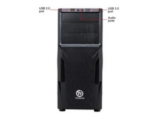 Versa H21 Mid Tower Computer Case with USB 3.0 and All-Black Thermaltake picture