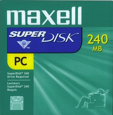 Maxell 570325 SuperDisk 240MB PC Format -NEW picture