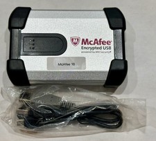 McAfee 500GB Encrypted USB Hard Drive | Not Enrolled | Fingerprint Ready picture