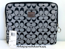 COACH Poppy Signature C Universal Sleeve F61366 in Silver/Moonlight 10.5x8.5 $78 picture