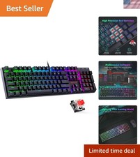 Durable Aluminum K565 Mechanical Gaming Keyboard with Hot-Swappable Red Switches picture