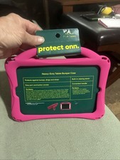 Protect Onn Heavy Duty Tablet Bumper Case for 7 “- 8” Tablet Pink Brand New picture