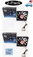 2-Pack NEW Evercool 80mm x 10mm 4pin PWM 2 Ball Bearing 12V CPU/Case Cooling Fan picture