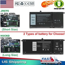 ✅H5CKD/ JK6Y6 Battery For Dell Latitude 3410 3510 Inspiron 5300 5408 5508 5509 picture