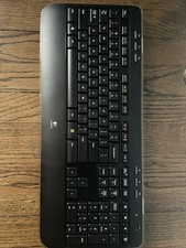 Logitech K520 Wireless Desktop Computer Keyboard Y-R0012 with USB Dongle picture