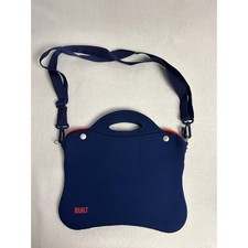 Tech Minimalist BUILT Unisex OS Navy Blue Neoprene Netbook & DVD Portfolio Case picture