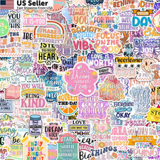 Inspirational Stickers Motivational Decals Laptop Water Bottle 300 PCS New USA picture