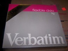 CLEARANCE - Verbatim Box of ten 8 inch Floppy Disks New Old Stock Still Sealed picture