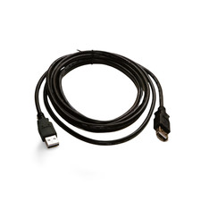 10ft USB 2.0 Extension Cable A Male to A Female - Black picture