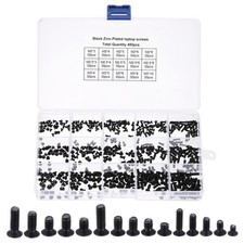 450Pcs Laptop Computer Screw for Universal Laptops PC, Black (30pcs of Each) picture
