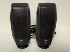 LOGITECH S120 S-120 BLACK SPEAKERS P/N 980-000012 M/N S-00026 picture